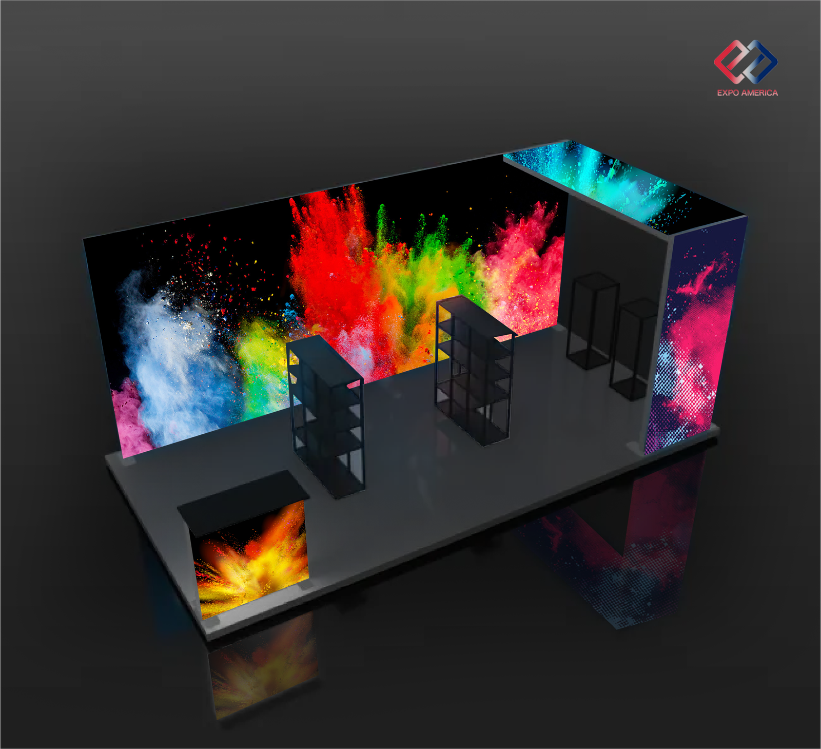 trade show custom booth 10x 20ft